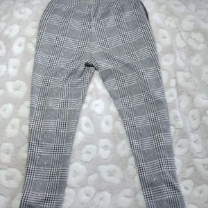 Girl's Plaid Leggings